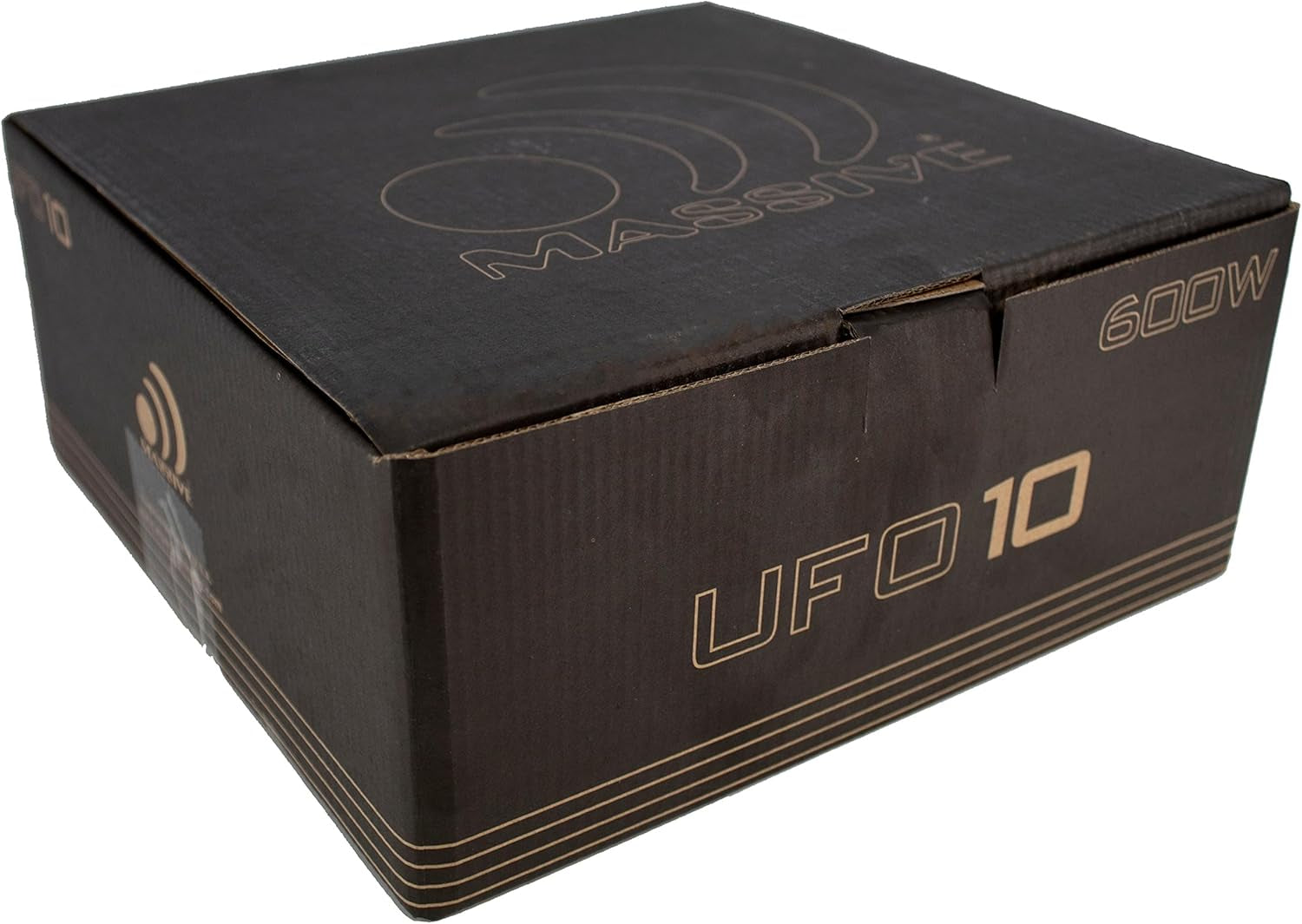 UFO10, 10 Inch Shallow Subwoofer - High Powered 600 Watt Shallow Mount Subwoofer, (3 Inch Voice Coil Dual 4 Ohm) Low Profile Car Subwoofer with Deep Bass. Sold Individually