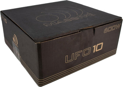 UFO10, 10 Inch Shallow Subwoofer - High Powered 600 Watt Shallow Mount Subwoofer, (3 Inch Voice Coil Dual 4 Ohm) Low Profile Car Subwoofer with Deep Bass. Sold Individually