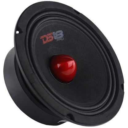 2 Pack  6.5" Inch Midrange Loudspeaker 480 Watt Max Bullet 4 Ohm PRO-GM6.4B